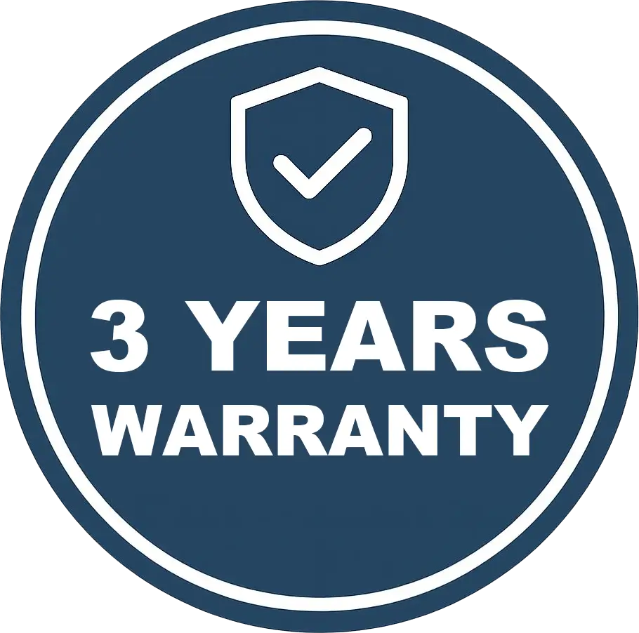 3 years Warranty